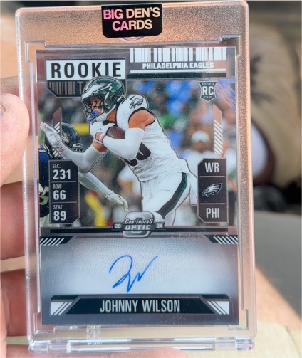 2024 Panini Contenders Optic #231 Johnny Wilson Rookie Ticket — front