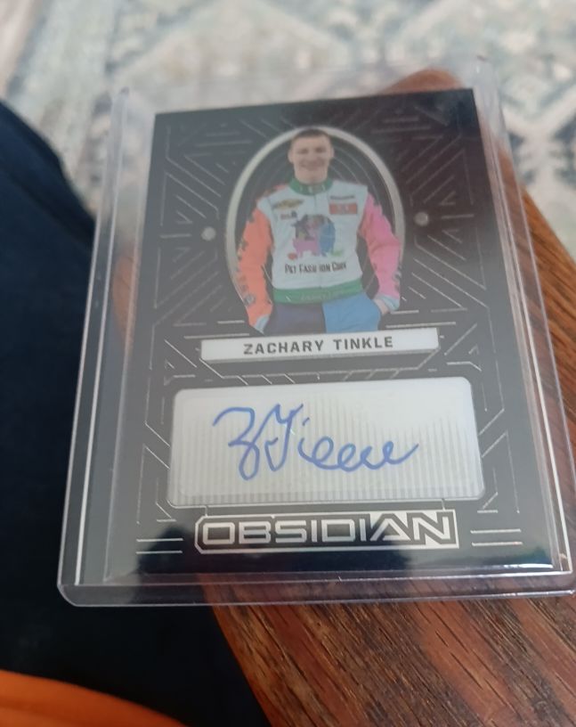 2023 Panini Chronicles Obsidian Signatures Zachary Tinkle Auto — front