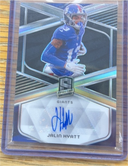 2024 Panini Spectra Signatures #SIG-JHT Jalin Hyatt — front