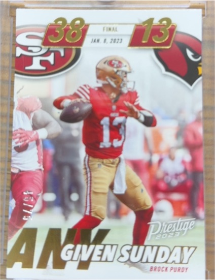 2023 Panini Prestige Any Given Sunday #AGS-18 Brock Purdy — front