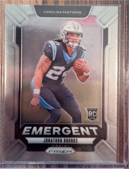 2024 Panini Prizm #9 Jonathon Brooks Emergent — front
