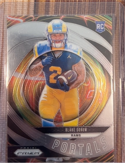 2024 Panini Prizm Portals #8 Blake Corum Rookie — front