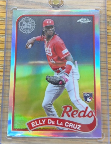 2024 Topps Chrome 1989 35th Anniversary #89CB-11 Elly De La Cruz — front