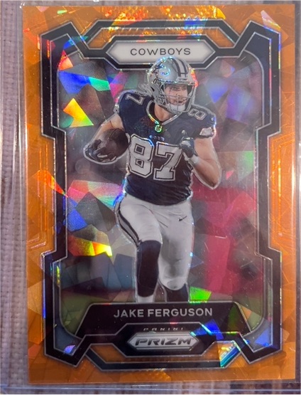 2023 Panini Prizm #75 Jake Ferguson Dallas Cowboys — front