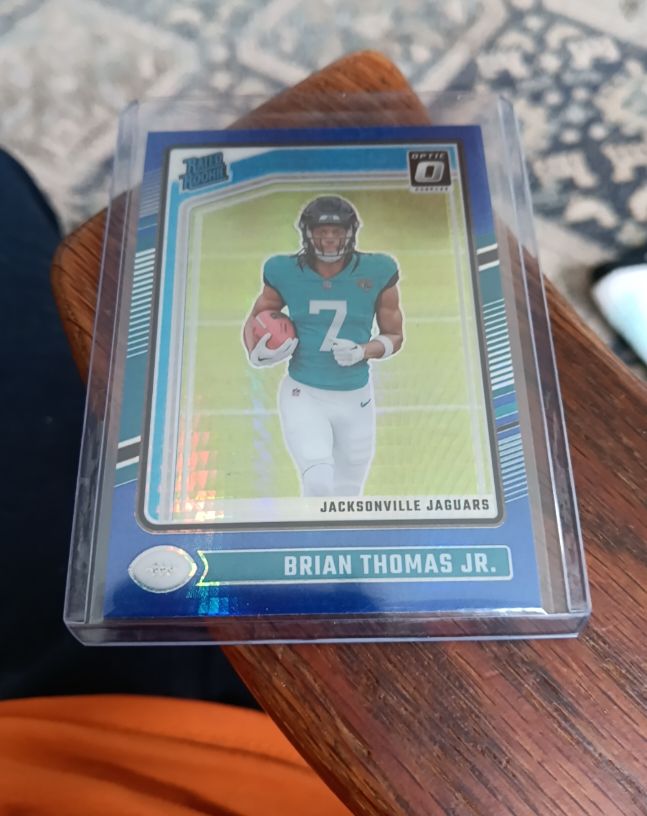 2024 Panini Donruss Optic #214 Brian Thomas Jr. — front