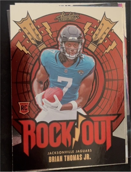 2024 Panini Absolute #RO-BTJ Brian Thomas Jr. Rock Out — front