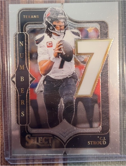 2024 Panini Select Numbers #18 C.J. Stroud — front