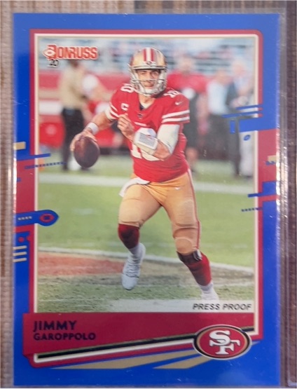 2020 Donruss #10 Jimmy Garoppolo — front