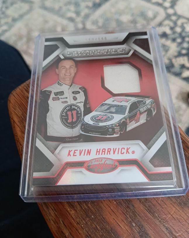 2018 Panini Certified NASCAR Racing Swatches #CS-KH Kevin Harvick — front