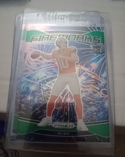 2024 Panini Prizm Fireworks #23 Bo Nix — front