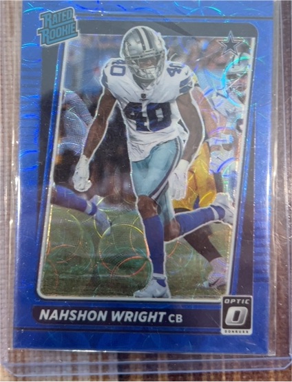 2021 Donruss Optic #285 Nahshon Wright — front