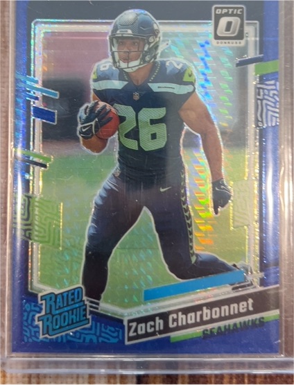 2023 Panini Donruss Optic #294 Zach Charbonnet — front