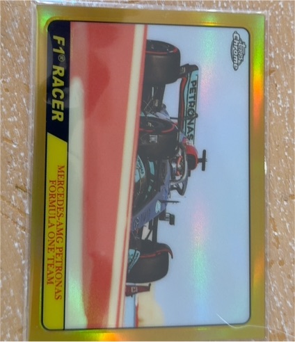 2022 Topps Chrome Formula 1 Racer Mercedes-AMG Petronas #T68-GR George Russell — front