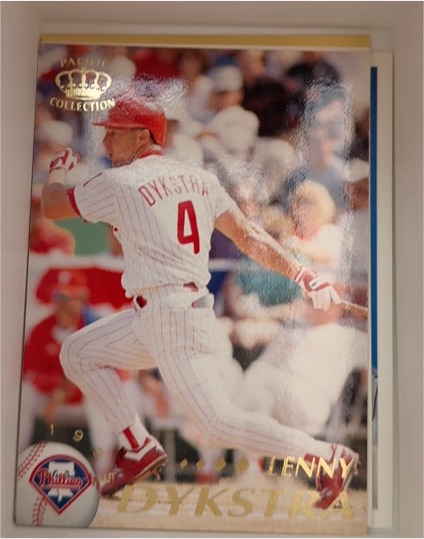 1991 Pacific Collection #1 Lenny Dykstra — front