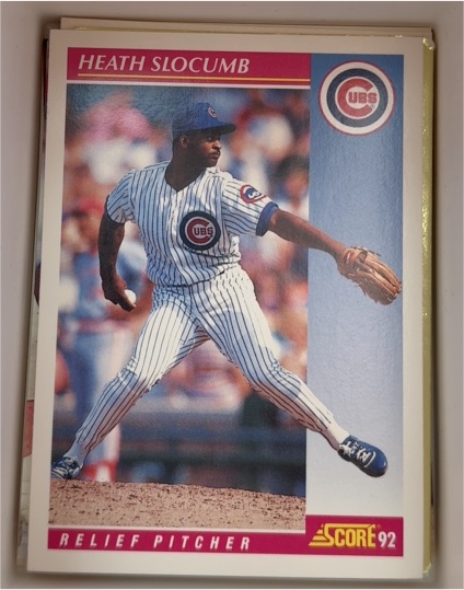 1992 Score #92 Heath Slocumb — front