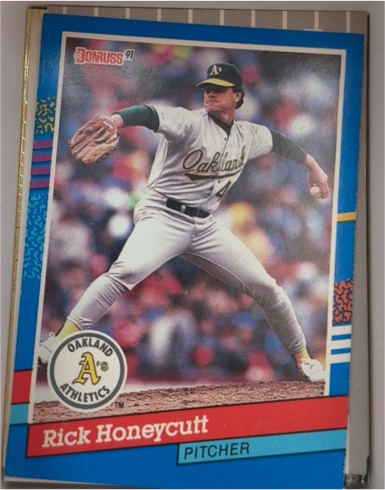 1991 Donruss #373 Rick Honeycutt — front