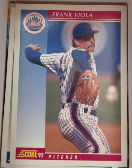 1992 Score #220 Frank Viola New York Mets — front