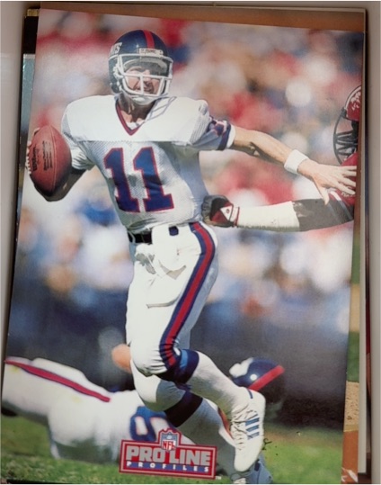 1992 Pro Line #350 Phil Simms — front
