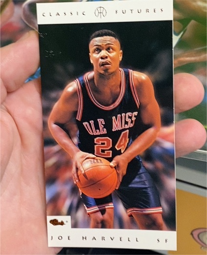 1993 Classic Futures #24 Joe Harvell — front