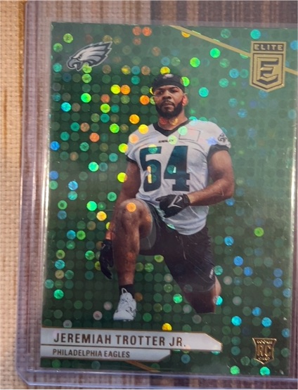 2024 Panini Donruss Elite #47 Jeremiah Trotter Jr. Green Disco — front