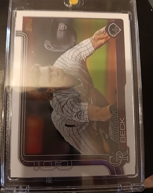 2025 Topps #101 Jordan Beck — front