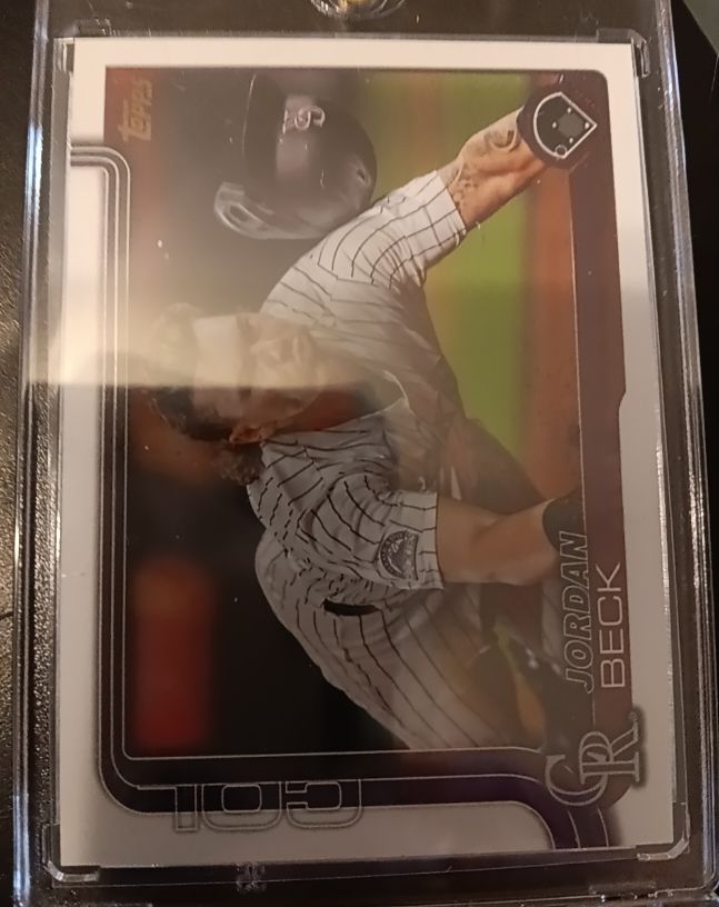 2025 Topps Series 1 #101 Jordan Beck — front
