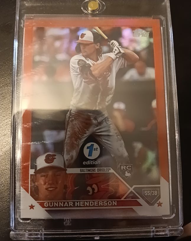 2023 Topps Series 1 1st Edition #206 Gunnar Henderson — front