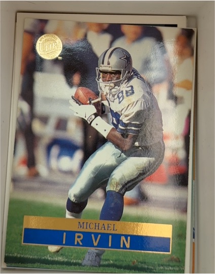 1996 Fleer Ultra #38 Michael Irvin — front