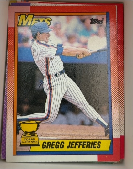 1990 Topps #457 Gregg Jefferies — front