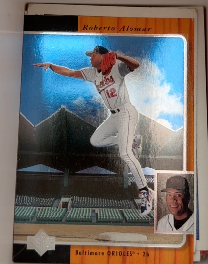 1996 SP #29 Roberto Alomar — front