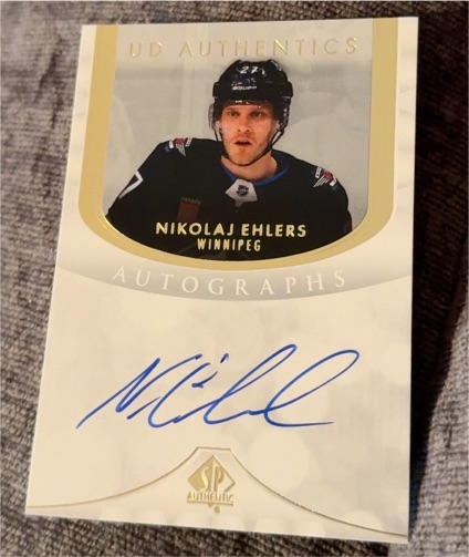 2024-25 Upper Deck SP Authentic UD Authentics #UDA-NE Nikolaj Ehlers — front