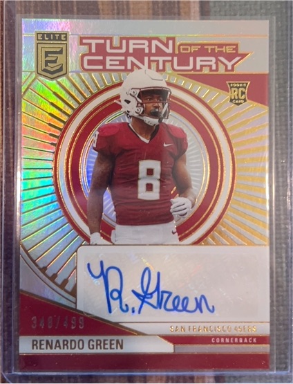 2024 Panini Donruss Elite Turn of the Century #TCA-RGR Renardo Green — front