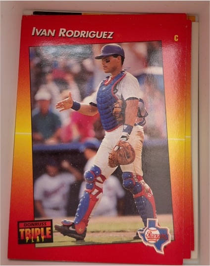 1992 Donruss Triple Play #51 Ivan Rodriguez — front