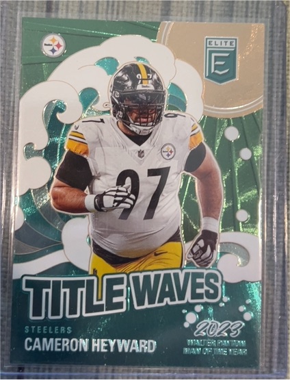 2024 Panini Donruss Elite #2 Cameron Heyward Title Waves — front