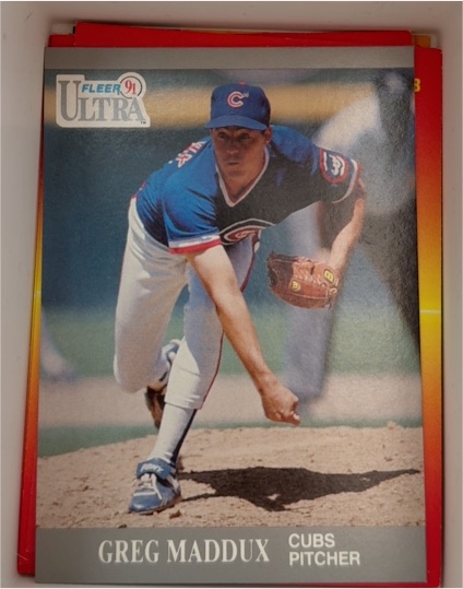 1991 Fleer Ultra #64 Greg Maddux — front