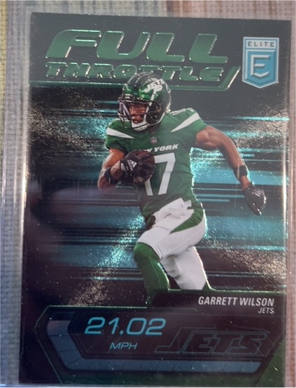 2024 Panini Donruss Elite #19 Garrett Wilson Full Throttle — front