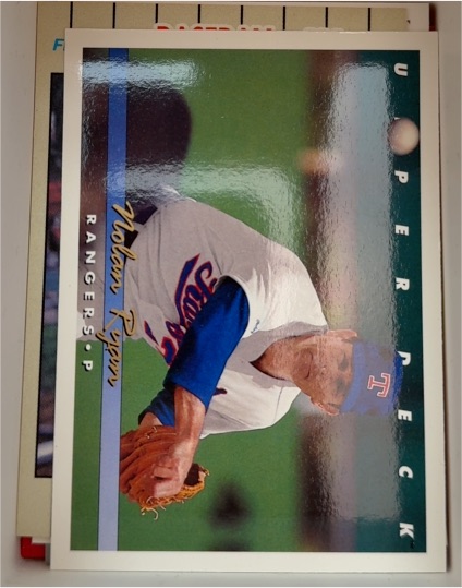 1993 Upper Deck #155 Nolan Ryan Texas Rangers — front