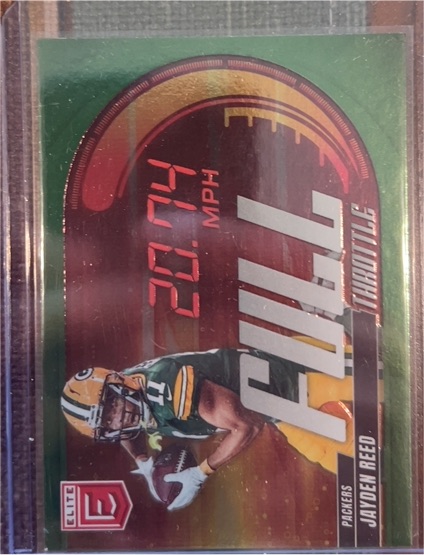 2025 Donruss Elite #14 Jayden Reed Full Throttle — front