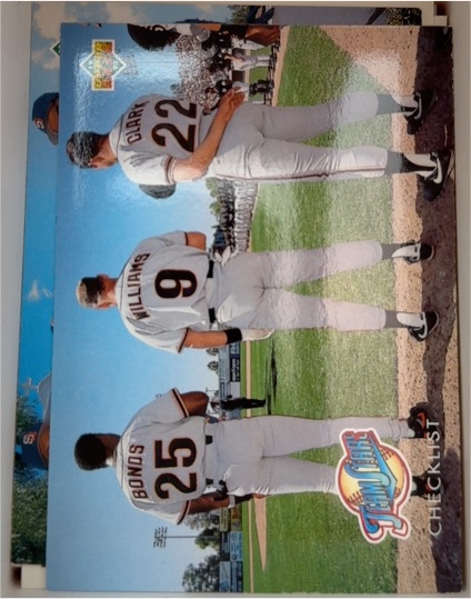 1993 Upper Deck #471 Barry Bonds / Matt Williams / Will Clark — front
