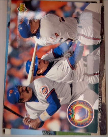 1993 Upper Deck #484 Eddie Murray / Howard Johnson / Bobby Bonilla — front