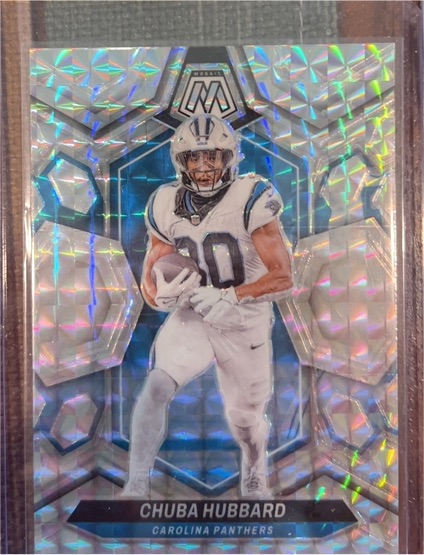 2024 Panini Mosaic #30 Chuba Hubbard — front
