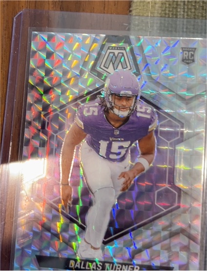 2024 Panini Mosaic #317 Dallas Turner — front