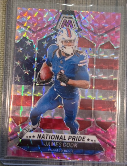 2024 Panini Mosaic #259 James Cook National Pride — front