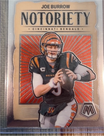 2024 Panini Mosaic Notoriety #2 Joe Burrow — front