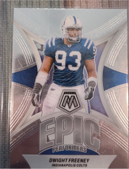 2024 Panini Mosaic Epic Performers #EP-DF Dwight Freeney — front