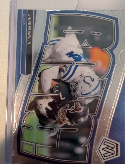 2024 Panini Mosaic #7 Zaire Franklin — front