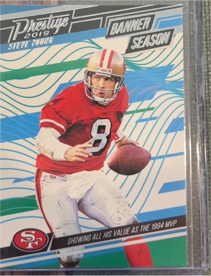 2019 Panini Prestige #BS-SY Steve Young Banner Season — front