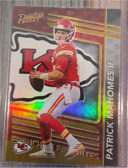 2022 Panini Prestige Franchise Favorites #FF-1 Patrick Mahomes II — front