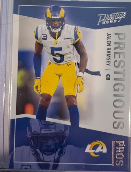 2022 Panini Prestige #PP-13 Jalen Ramsey Prestigious Pros — front