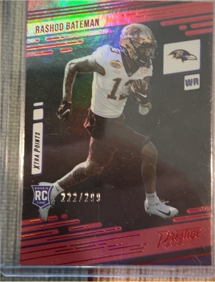 2021 Panini Prestige #215 Rashod Bateman — front